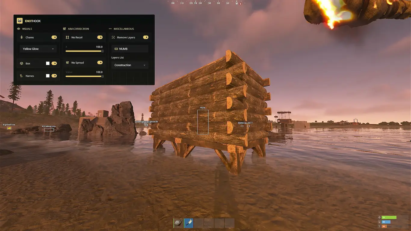 Screenshot 10 do cheat Rust Enot Hook